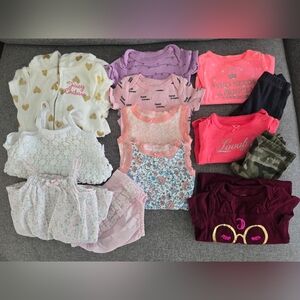 Lot Of nb And 0-3m Baby Clothing